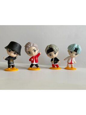 McDonald's Tiny Tan BTS Collectible Figures Happy Meal Toys V Suga RM Jung Kook